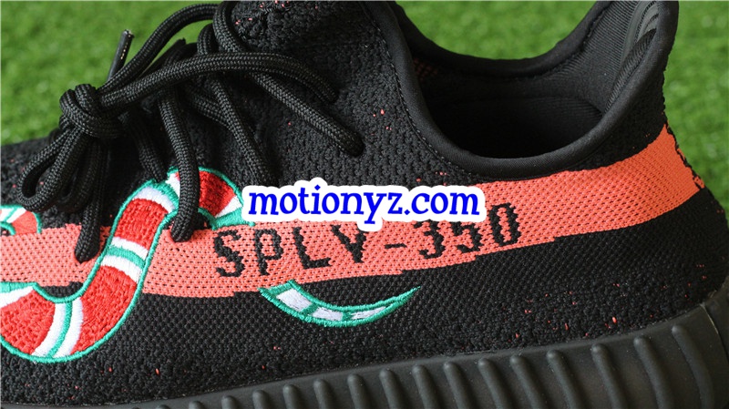 Yeezy Boost 350 V2 Snakes Black Red